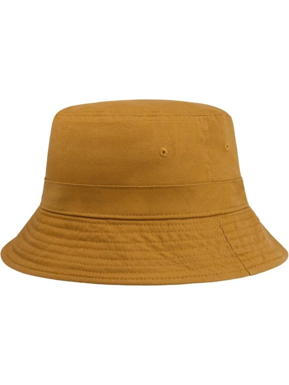 Unisex Mustard Cotton Summer Sun Boonie Style Beach Golf Fishing Bucket Hat